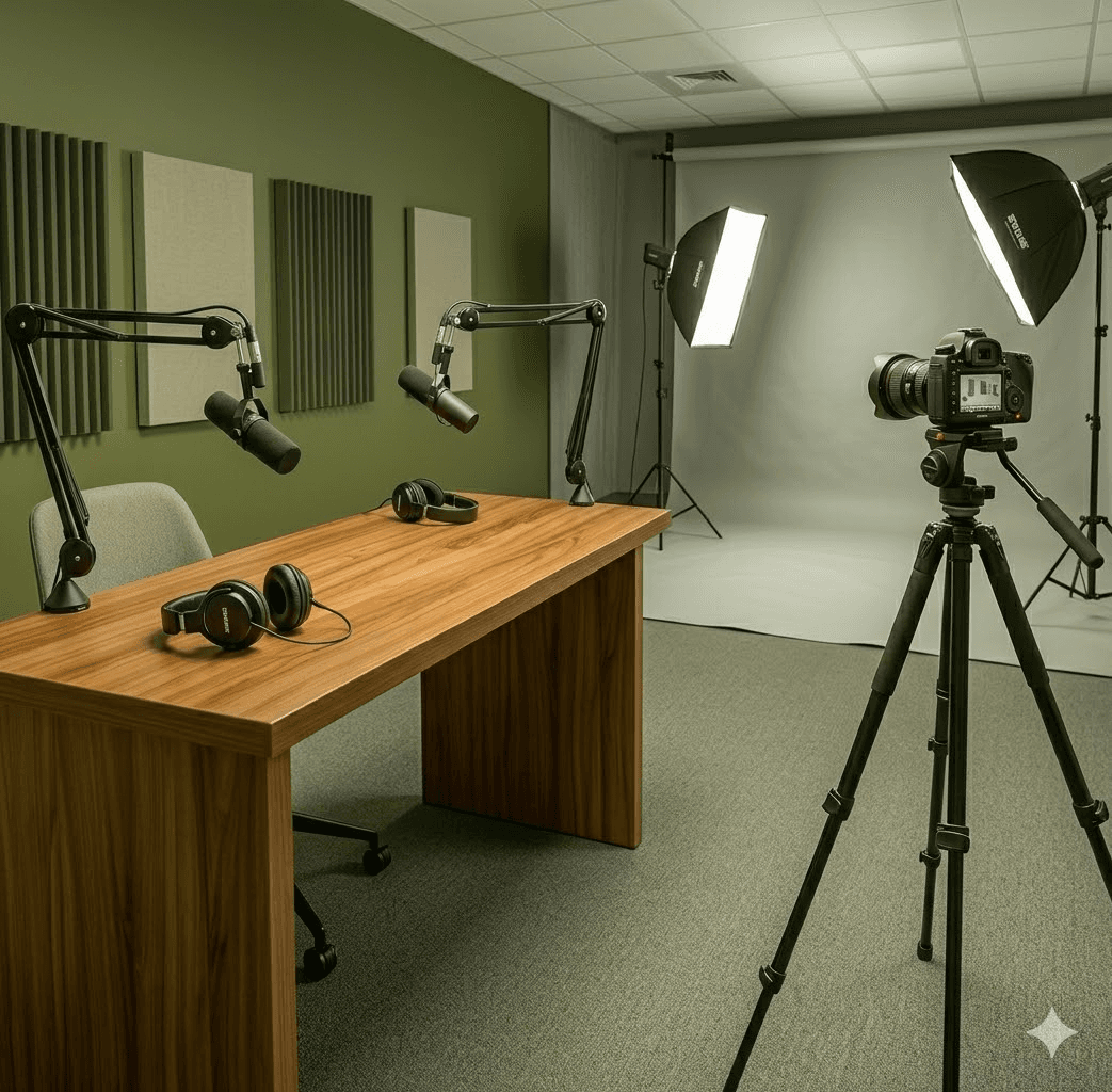 Alquiler de Estudio de Grabación para Podcast y Fotografía en Valencia